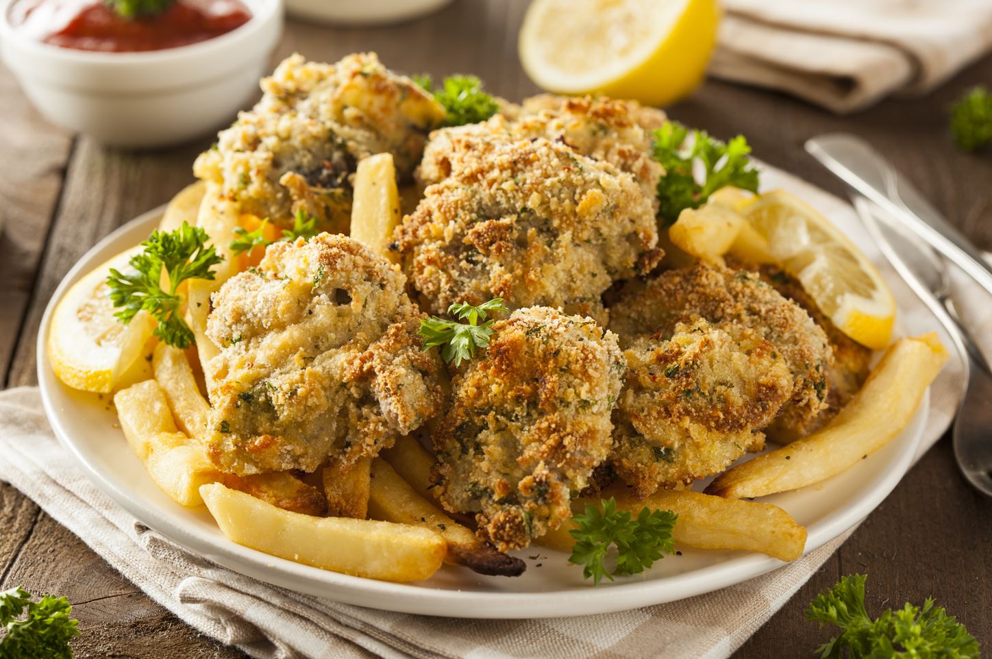 Fried Fish, Shrimp or Oysters