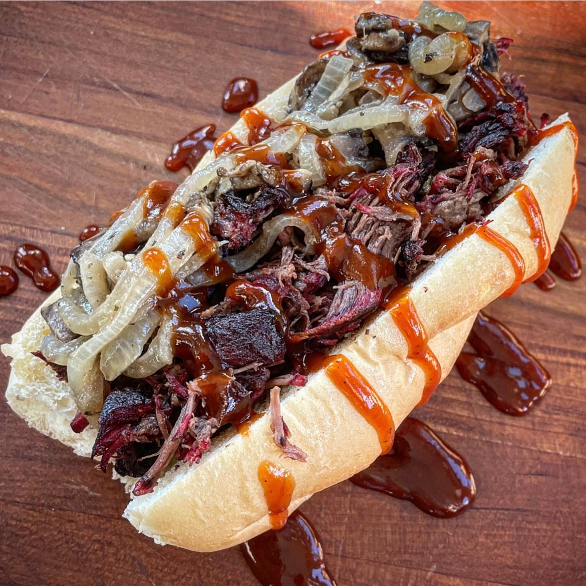 Smoked BBQ Beef Hoagies