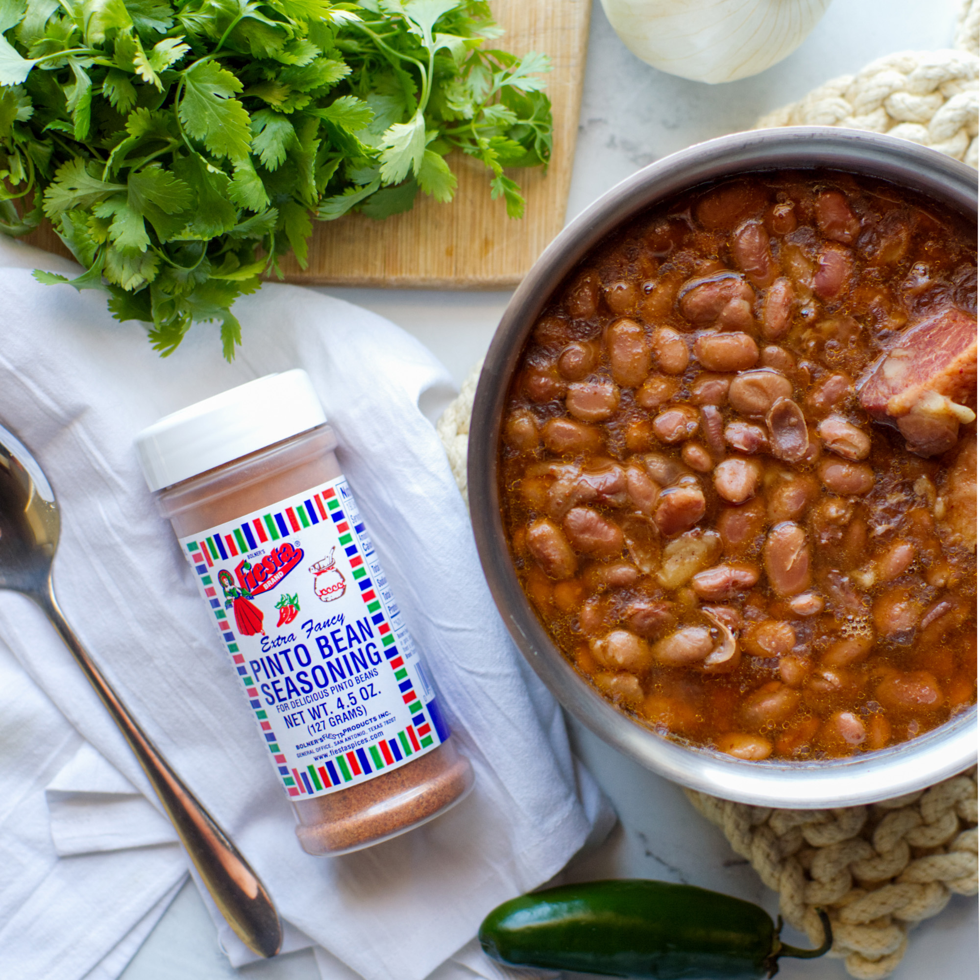 Preparing the Pinto Beans recipe