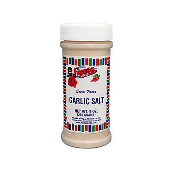 Medium size jar of Garlic Salt nine ounces