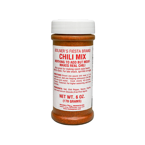 Medium size jar of Chili Mix front of jar