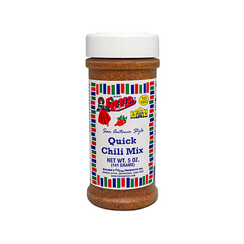 Medium size jar of Quick Chili Mix