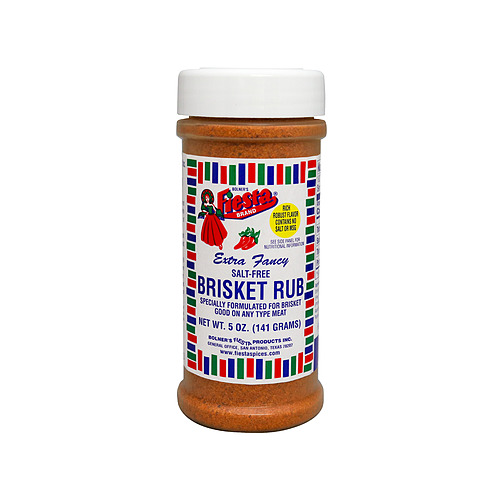 medium size jar of Brisket Rub - Salt Free 5 ounces
