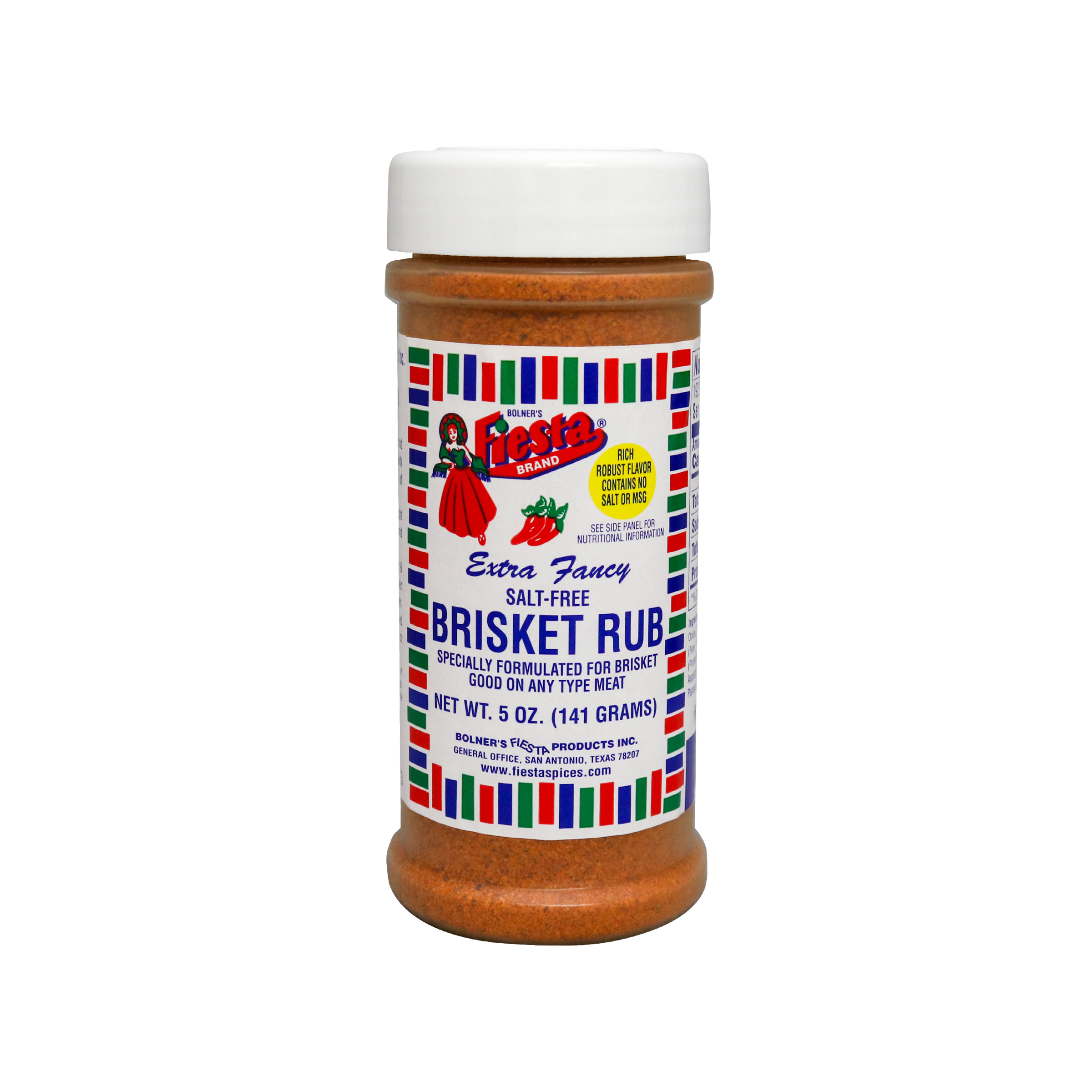 Brisket Rub - Salt Free medium size jar of Brisket Rub - Salt Free 5 ounces