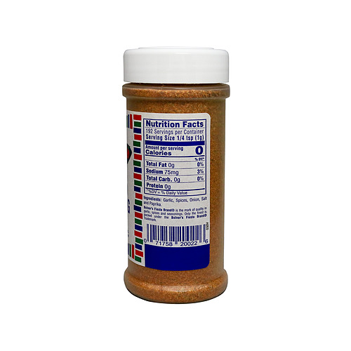 medium size jar of Seafood Seasoning side of jar