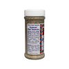 medium size jar of Seasoned Meat Tenderizer 7 ounces side of jar showing recipe