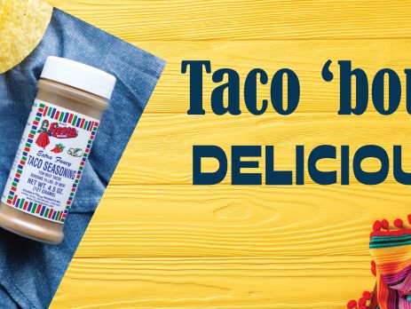 Taco Seasoning sample pack featured image at top of page